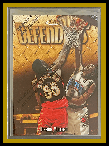 1997-98 Topps Finest Gold Dikembe Mutombo card