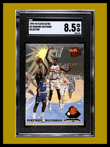 1992-93 Fleer Ultra insert "Rejector" Dikembe Mutombo card